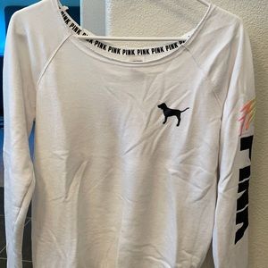 PINK Victoria’s Secret off shoulder sweater!